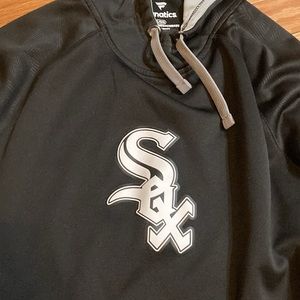 Chicago White sox black hoodie polyester size large